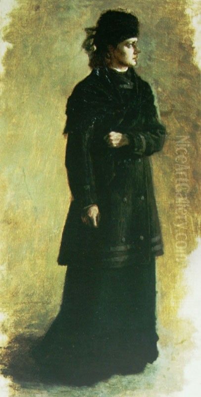 The Terrorist Oil Painting by Nikolai Yaroshenko