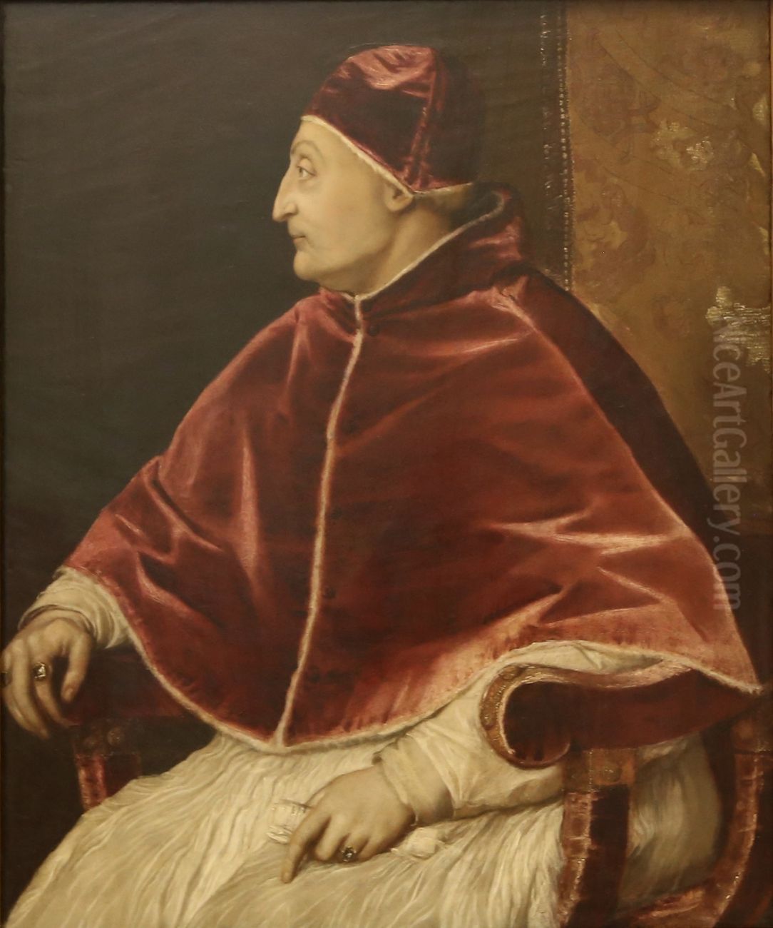 Ritratto del papa Sisto IV Oil Painting by Titian