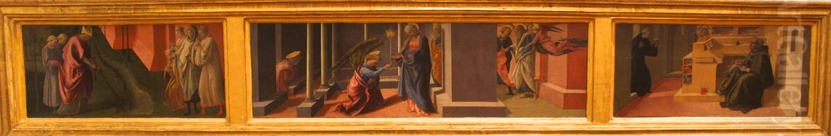Predella of the Barbadori altarpiece Oil Painting by Filippo Lippi