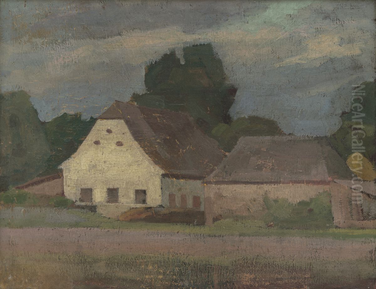 Farm Oil Painting by Eduard Putra
