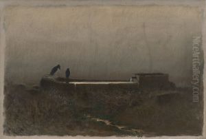 Watering Place with Ravens