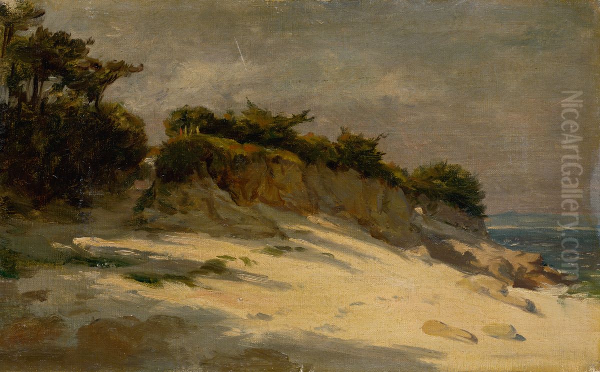 Seashore Oil Painting by Ede Ballo