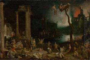 Aeneas a Sibyla kumska v podsveti