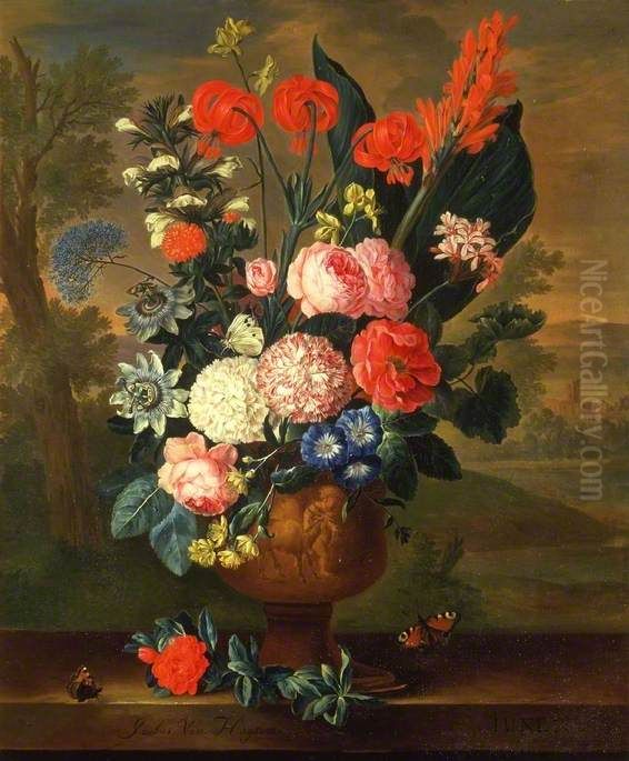 June Oil Painting by Jacob van Huysum