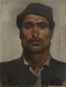 Head of a Man with a Brimmed Hat