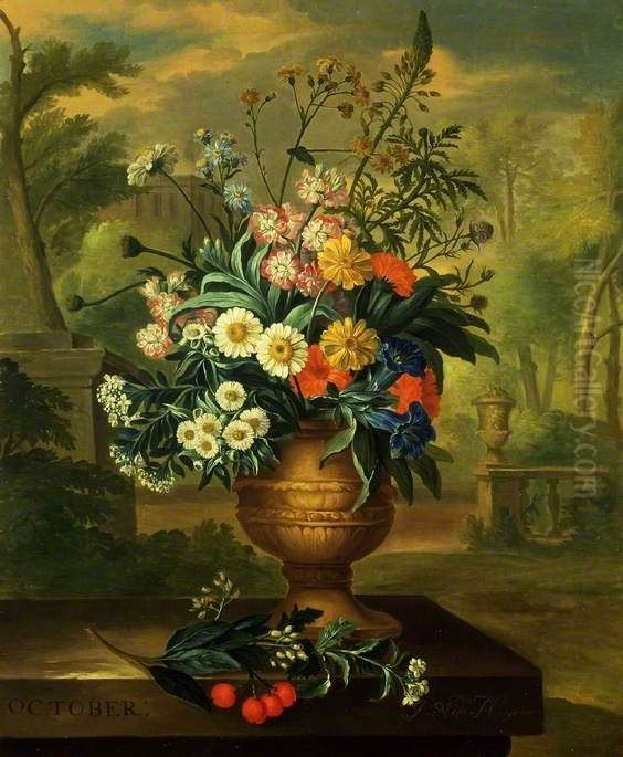October Oil Painting by Jacob van Huysum
