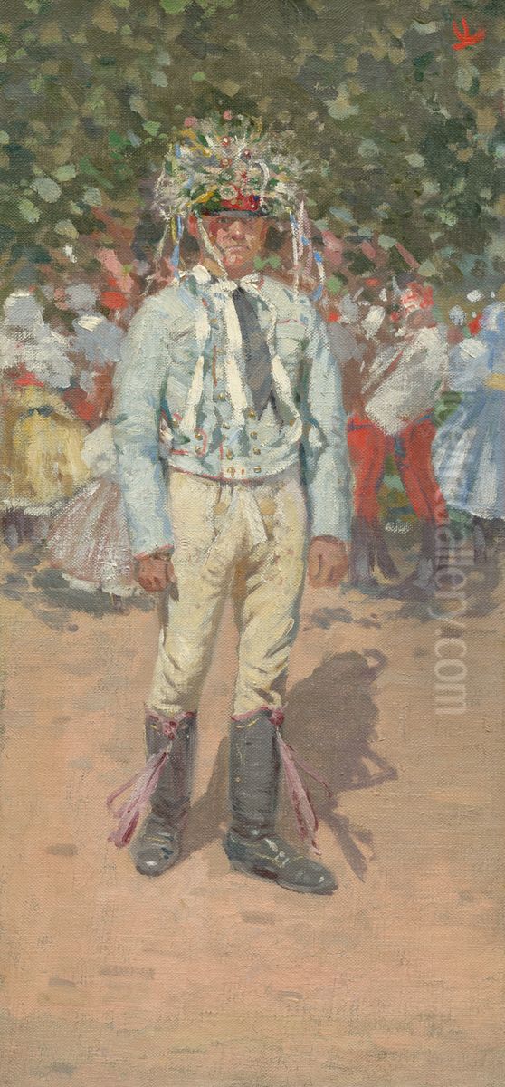 Lanzhotan Oil Painting by Joza Uprka