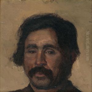 Fragment of a Head Study of a Gypsy