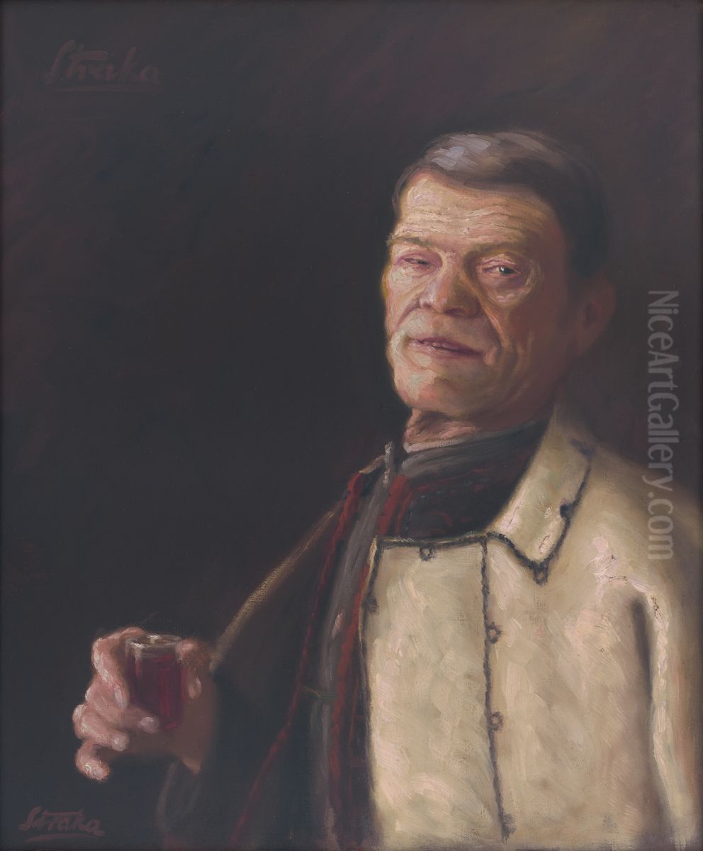 Na zdravie Oil Painting by Stefan Straka