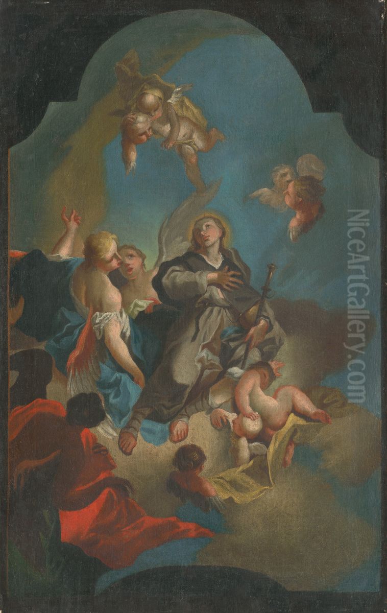 Apotheosis of St. James Oil Painting by Franz Anton Palko
