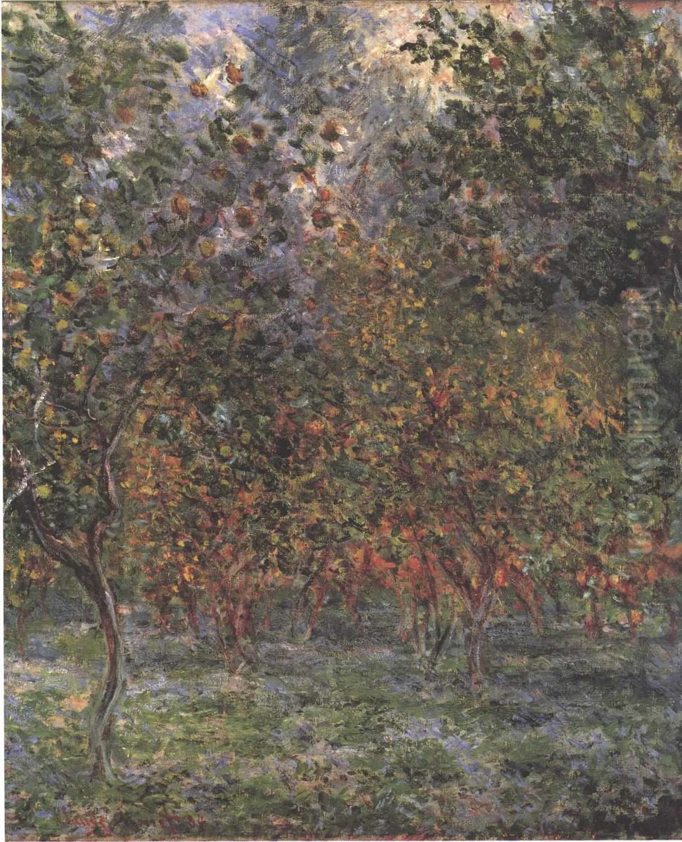 Sous les citronniers Oil Painting by Claude Oscar Monet