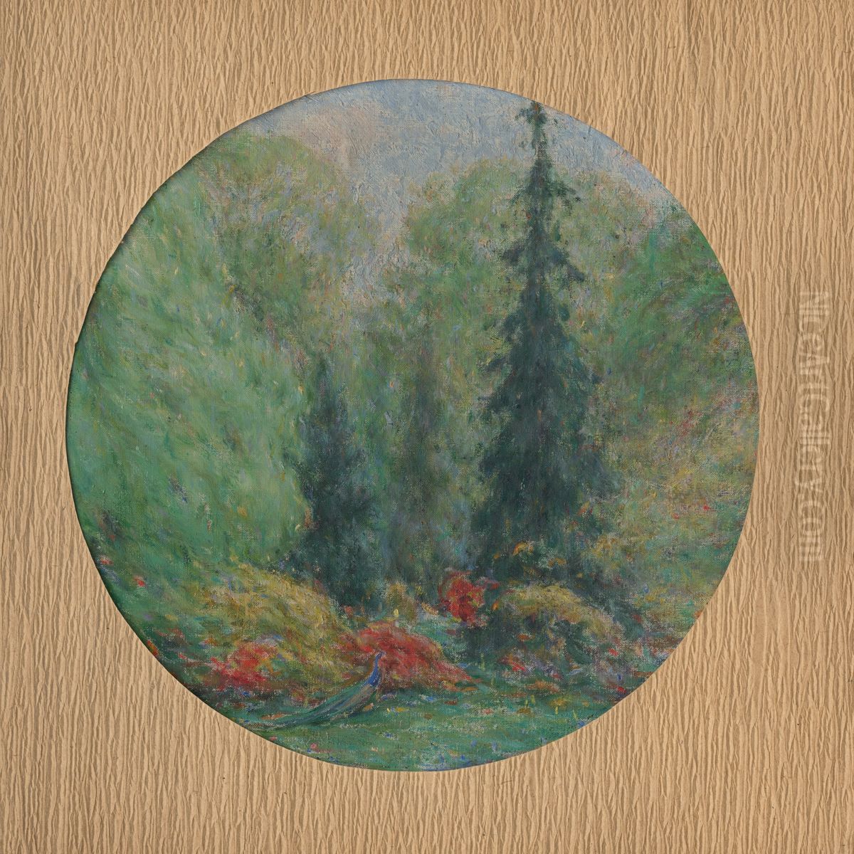 V parku Oil Painting by Karol Miloslav Lehotsky