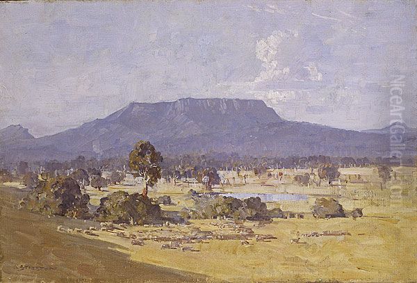 Land of the Golden Fleece Oil Painting by Arthur Streeton