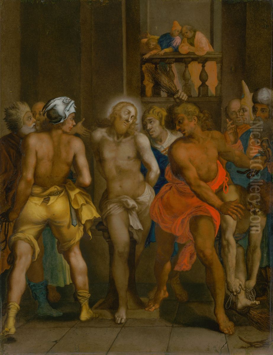 The Whipping of Christ Oil Painting by Sir Anthony Van Dyck