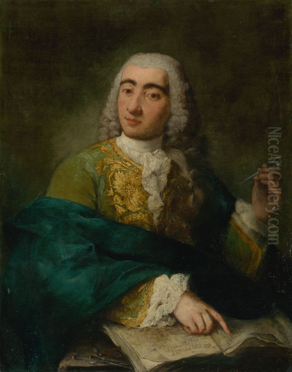 Portrait of a Physician Oil Painting by Alessandro Longhi