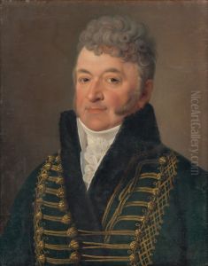 Portrait of a Man with a White Collar