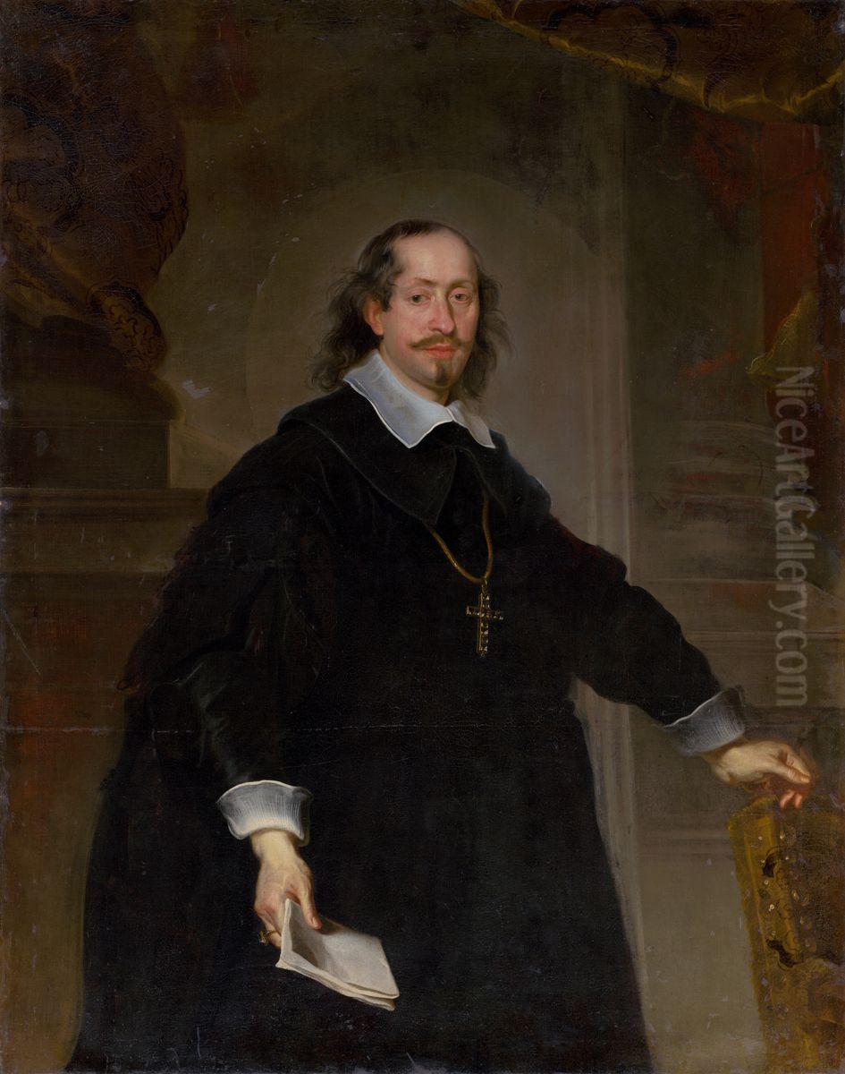 Portrait of Maximilian Heinrich, Elector and Archbishop of Cologne Oil Painting by Frans Luycx