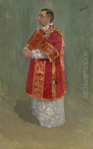 Figure of Clergyman