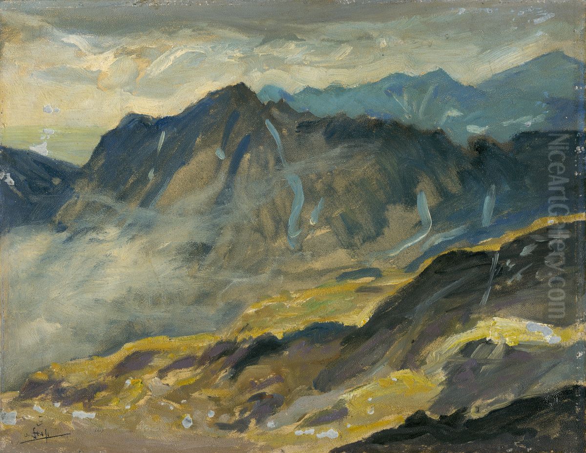 Pohlad z Rysov Oil Painting by Otakar Stafl
