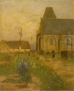 Landscape with a Church and a Graveyard