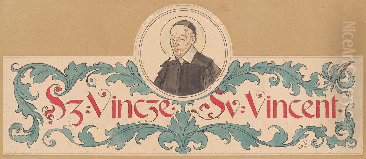 Saint Vincent Oil Painting by Mikolas Ales