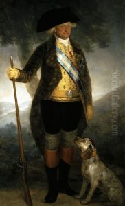 Carlos IV vestido de cazador