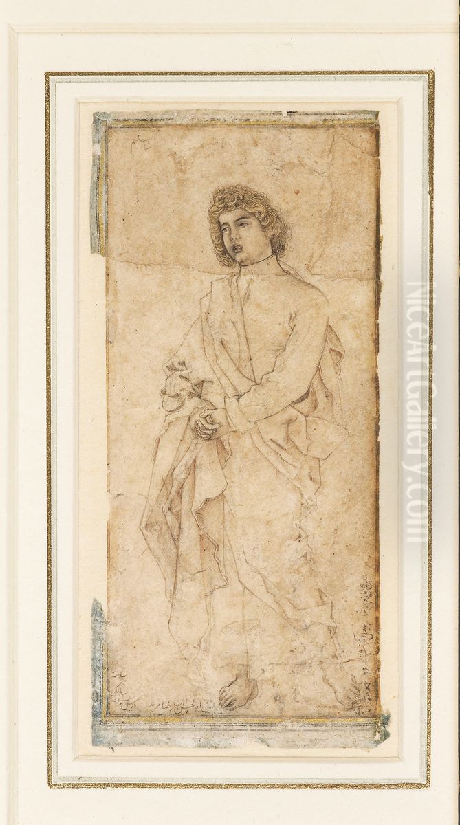 Saint John the Evangelist Oil Painting by Abu al-Hasan
