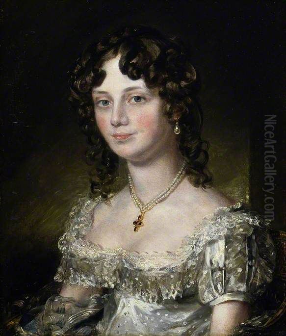 Mrs Mary Fisher Oil Painting by John Constable