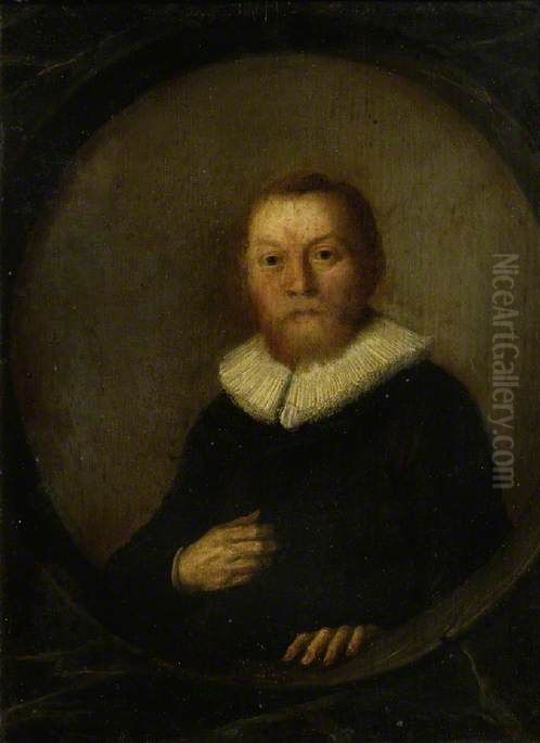Portrait of a man Oil Painting by Hendrik Gerritsz Pot