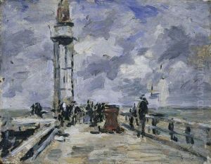 The Jetty and Lighthouse at Honfleur