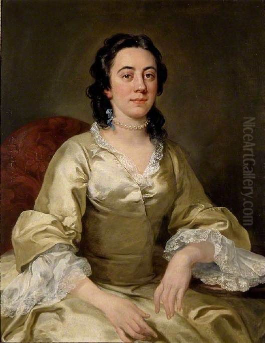 Frances Arnold Oil Painting by William Hogarth