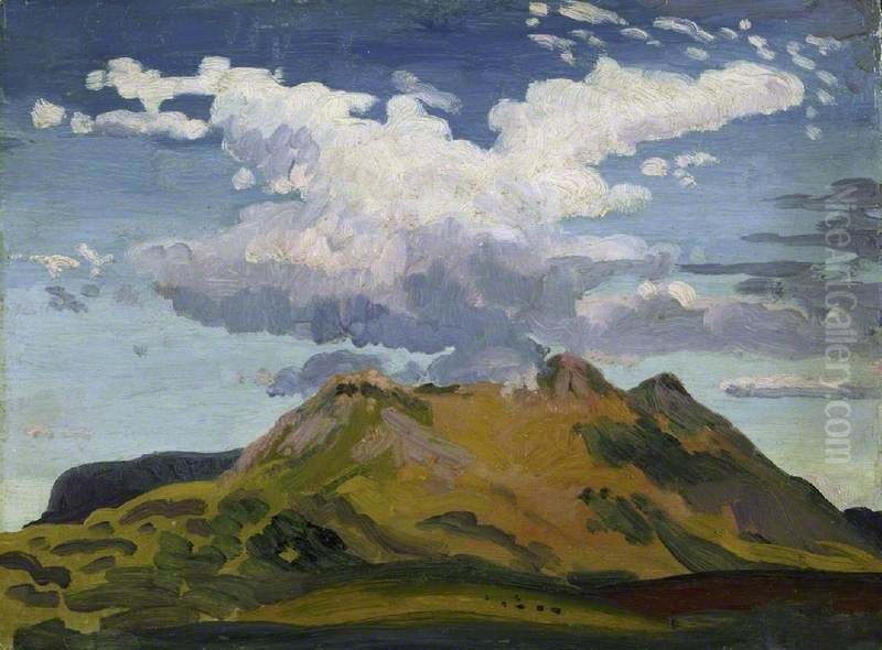 Arenig Fawr, North Wales Oil Painting by James Dickson Innes