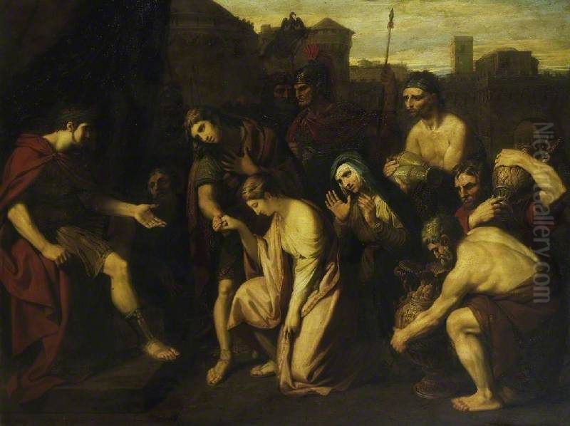 The Continence of Scipio Oil Painting by Benjamin West