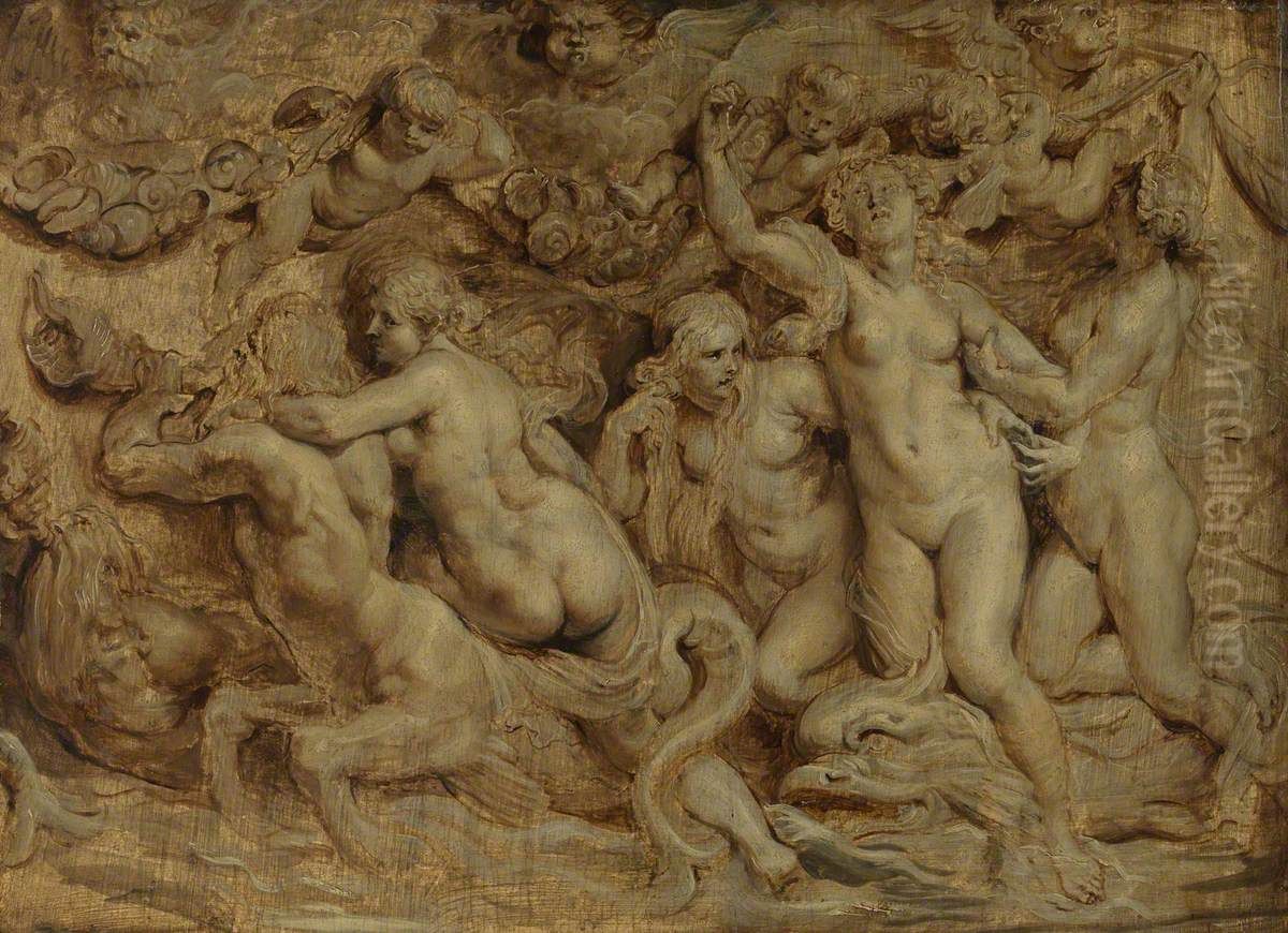 The Triumph of Venus Oil Painting by (studio of) Rubens, Peter Paul