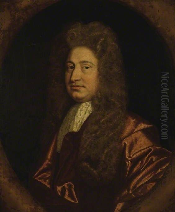 Portrait of an Unknown Man Oil Painting by Charles Beale
