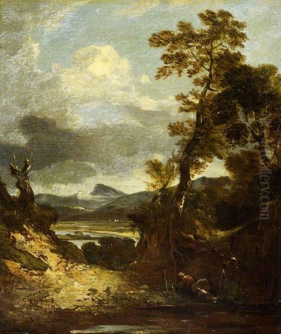 Landscape Oil Painting by Sir George Beaumont, 7th Baronet