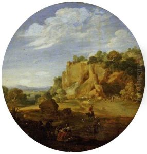 Southern landscape with a rocky mountain