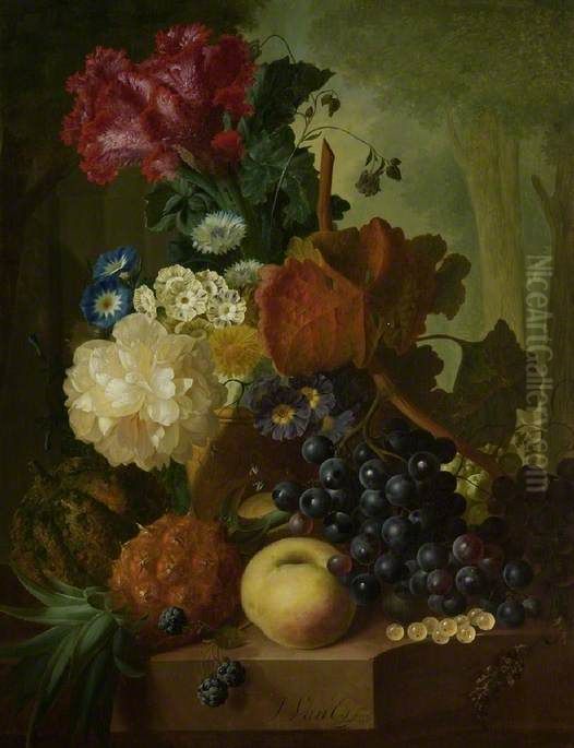 A Vase of Flowers Oil Painting by Jan van Os