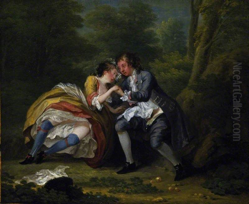 After Oil Painting by William Hogarth