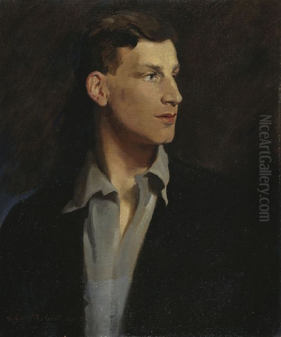 Siegfried Sassoon Oil Painting by Glyn Warren Philpot