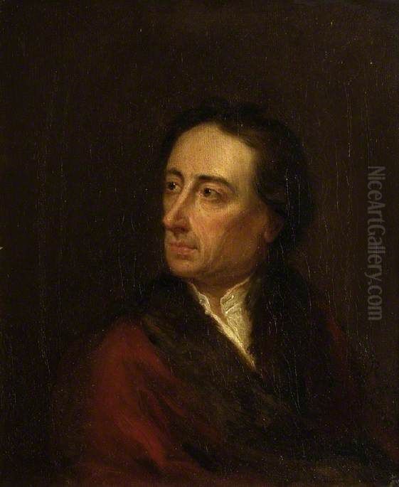 Alexander Pope Oil Painting by Jonathan Richardson