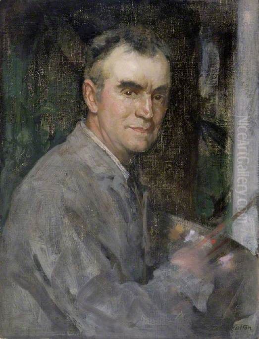 Self Portrait Oil Painting by Edward Arthur Walton