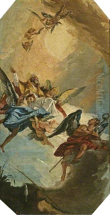The Apotheosis of St Zeno Oil Painting by Francesco Zugno