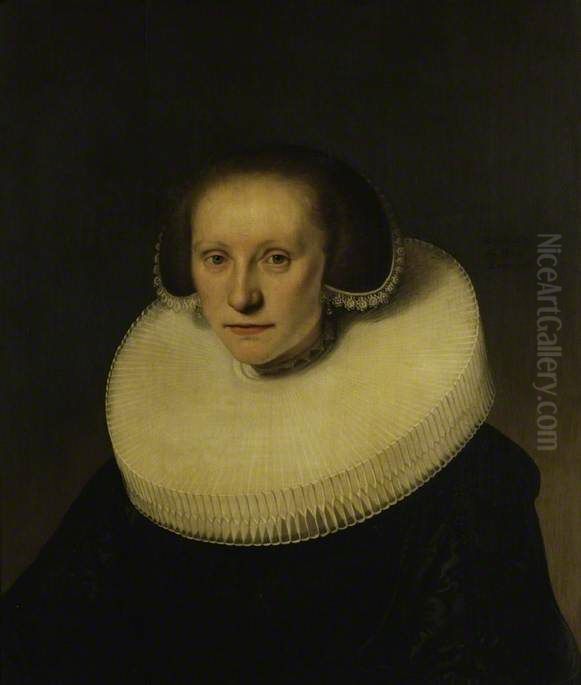 Portrait of a Woman Oil Painting by Jacob Gerritsz. Cuyp