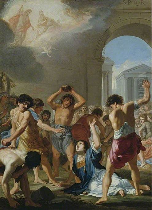 The Martyrdom of St Stephen Oil Painting by Jacques Stella