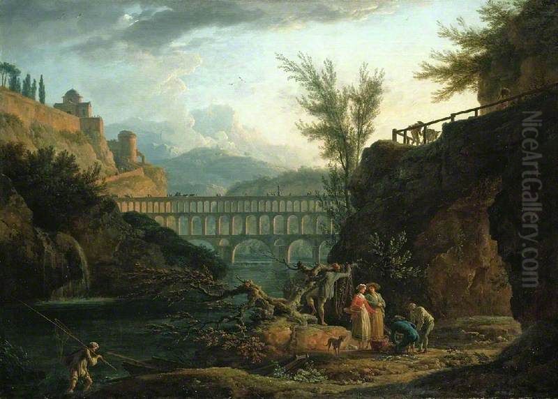 Noon Oil Painting by Joseph Vernet