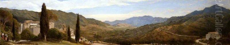 A Panoramic View near Rome Oil Painting by Charles Lock Eastlake