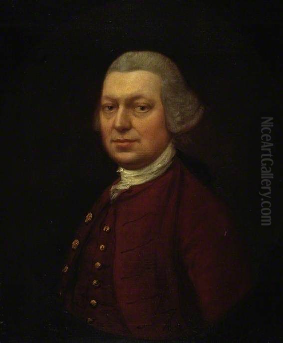 Joshua Kirby Oil Painting by Thomas Gainsborough