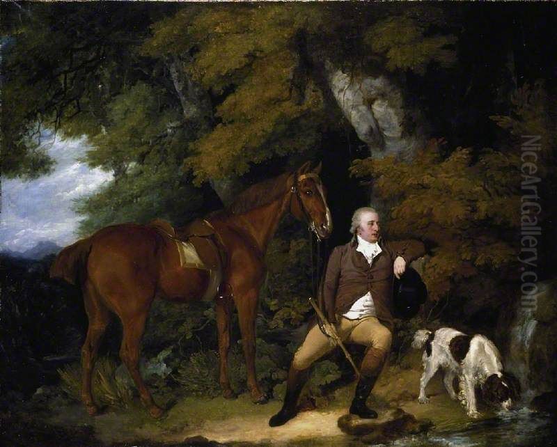 Benjamin Bond Hopkins Oil Painting by Francis Wheatley