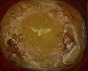 The Dove of the Holy Ghost Surrounded by Cherubim